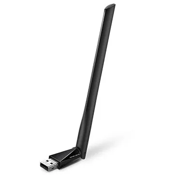 Mercusys MU6H AC650 High Gain Wireless Dual Band USB Adapter, 433Mbps at 5GHz + 200Mbps at 2.4GHz, USB 2.0, 1 x 5dBi High Gain Adjustable, Multi-Directional Antenna, WPA/WPA2, 802.1X Slika 1