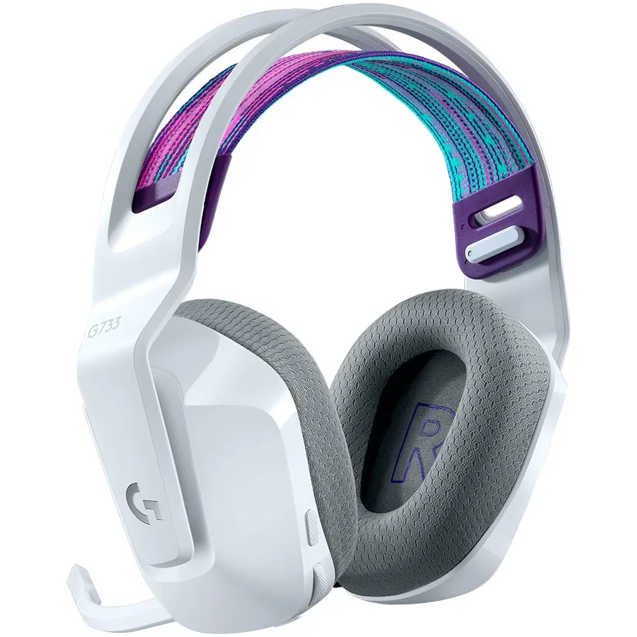 LOGITECH G733 LIGHTSPEED Wireless RGB Gaming Headset - WHITE Slika 2