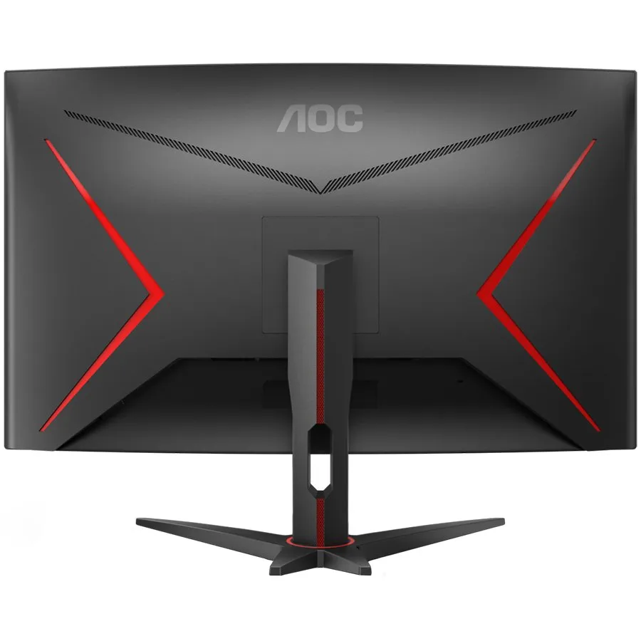 AOC Monitor LED CQ32G2SE 32” Gaming Curved 165Hz QHD (31.5“, 16:9, 2560x1440, VA, 165Hz, 250 cd/m², 3000:1, 1 ms, 2xHDMI, DP, Speakers, Tilt, Frameless) Black-Red, 3y Slika 3