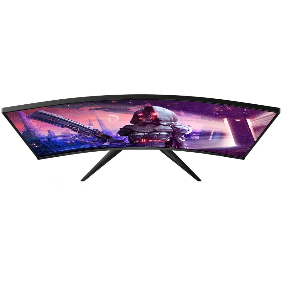 AOC Monitor LED CQ32G2SE 32” Gaming Curved 165Hz QHD (31.5“, 16:9, 2560x1440, VA, 165Hz, 250 cd/m², 3000:1, 1 ms, 2xHDMI, DP, Speakers, Tilt, Frameless) Black-Red, 3y Slika 4