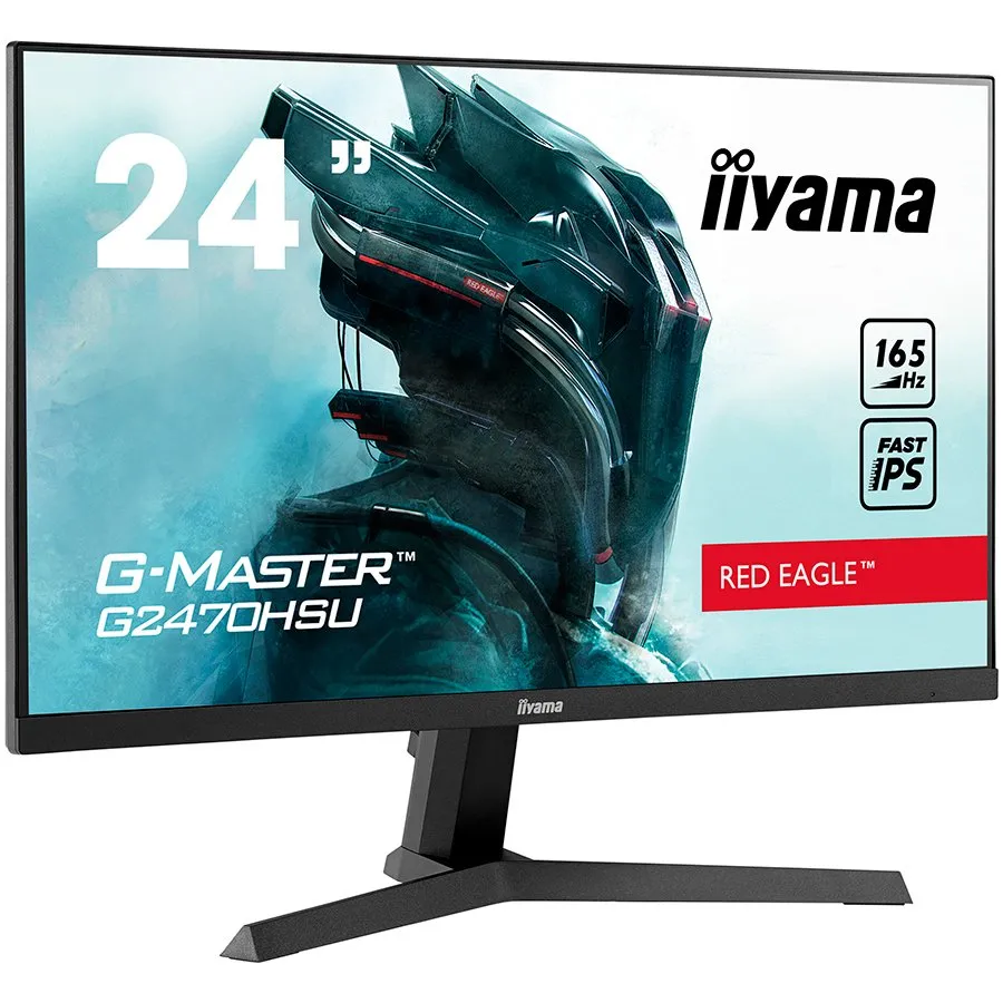 IIYAMA 24" ETE Fast IPS Gaming, G-Master Red Eagle, FreeSync Premium, 1920x1080@165Hz, 250cd/m2, 1100:1, HDMI, DisplayPort, 0,8ms (MPRT), Speakers, USB-HUB (2x2.0), Black Tuner Slika 2