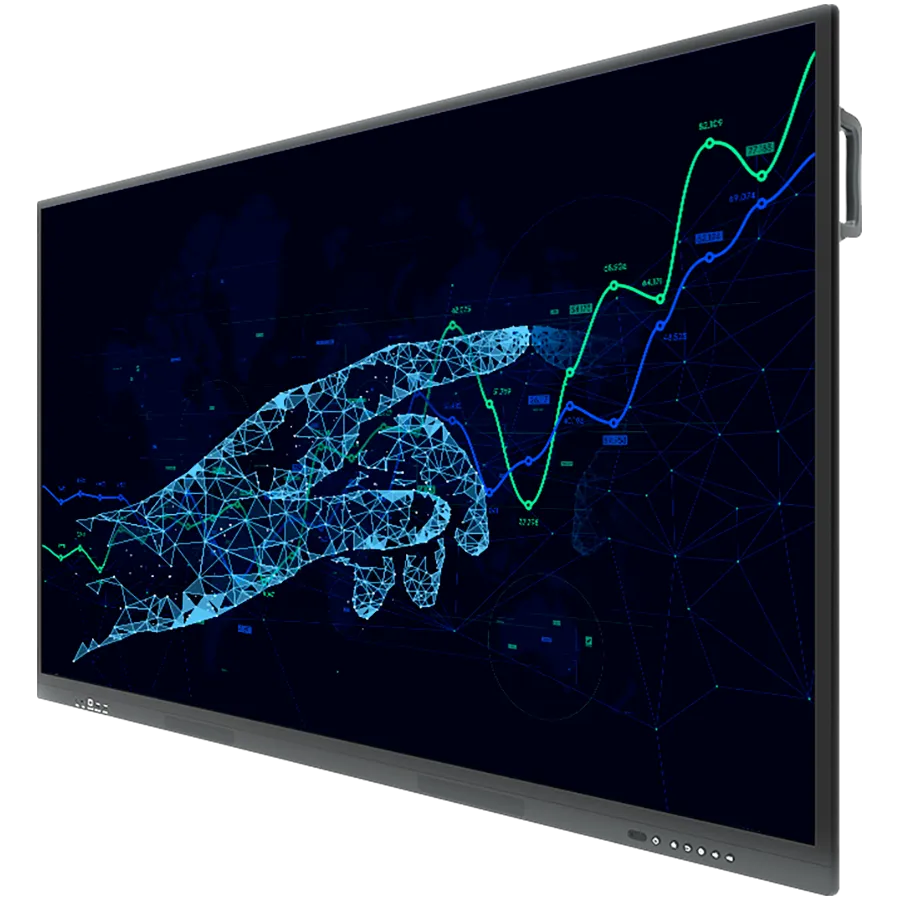 Prestigio Solutions MultiBoard (Monoblock) 75" Light Series: UHD: 3840x2160, OS: Android 8.0, PC: ARM Cortex Dual Core A73+A53 / 3GB RAM / 32GB eMMC, IR MultiTouch 20 TP, 7 writing pens, Wall Mount kit - Image 2