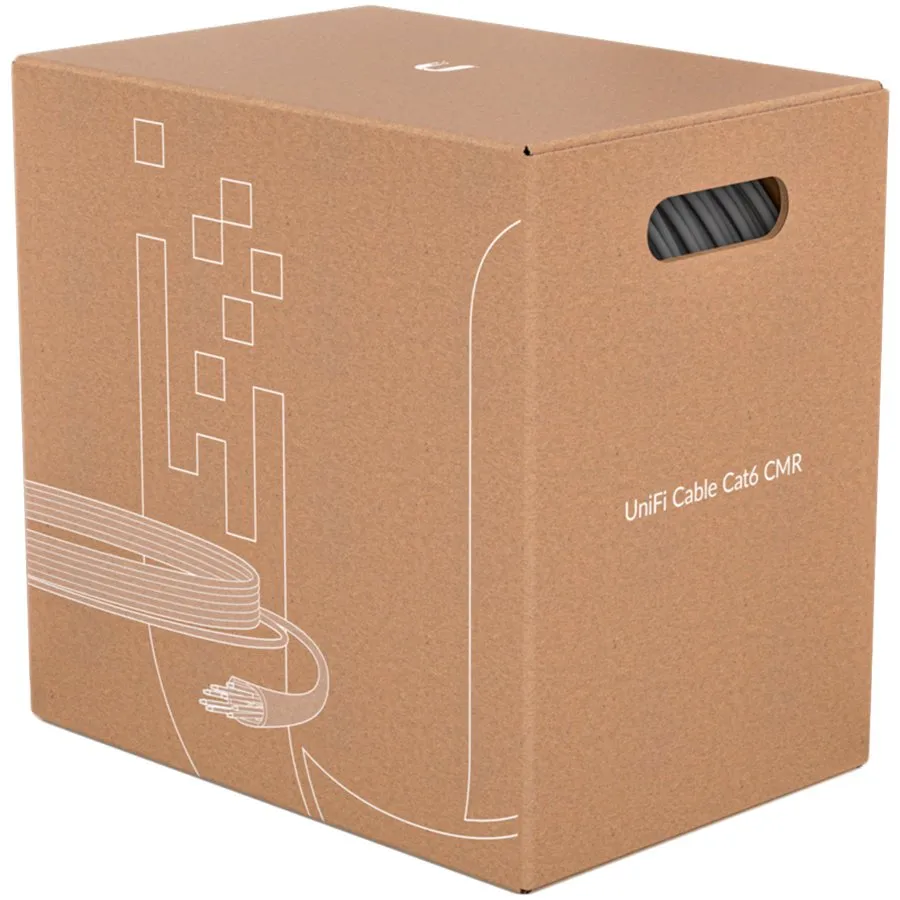 U-Cable-C6-CMR is a Category 6 UTP cable that supports speeds up to 1Gbps with its 23 AWG solid copper, twisted pair conductor, 305m Slika 2