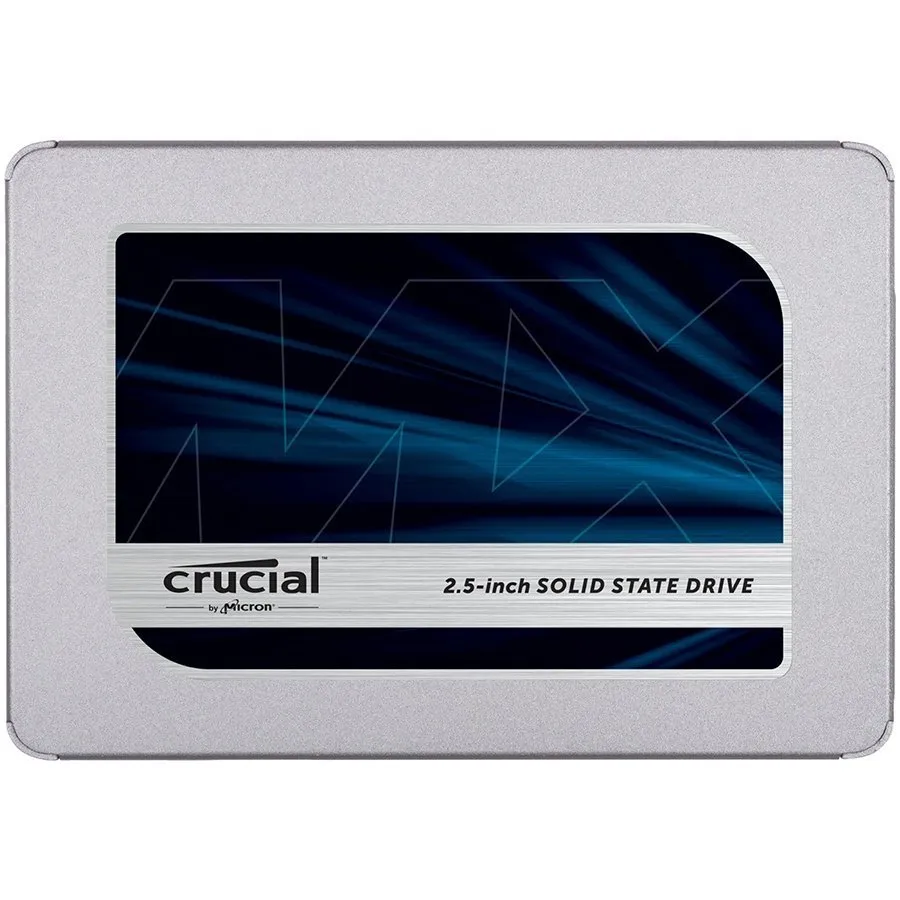 Crucial® MX500 4000GB SATA 2.5” 7mm (with 9.5mm adapter) SSD, EAN: 649528906472 - Image 1