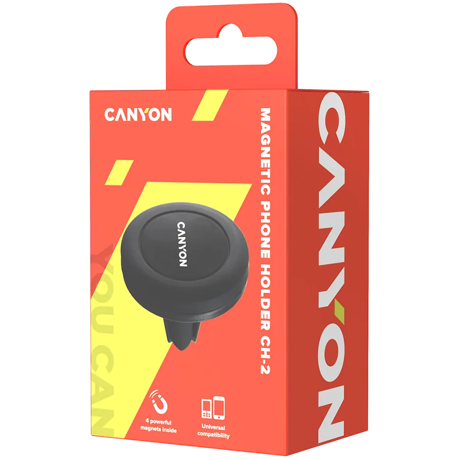 CANYON car holder CH-2 Vent Magnetic Black Slika 4