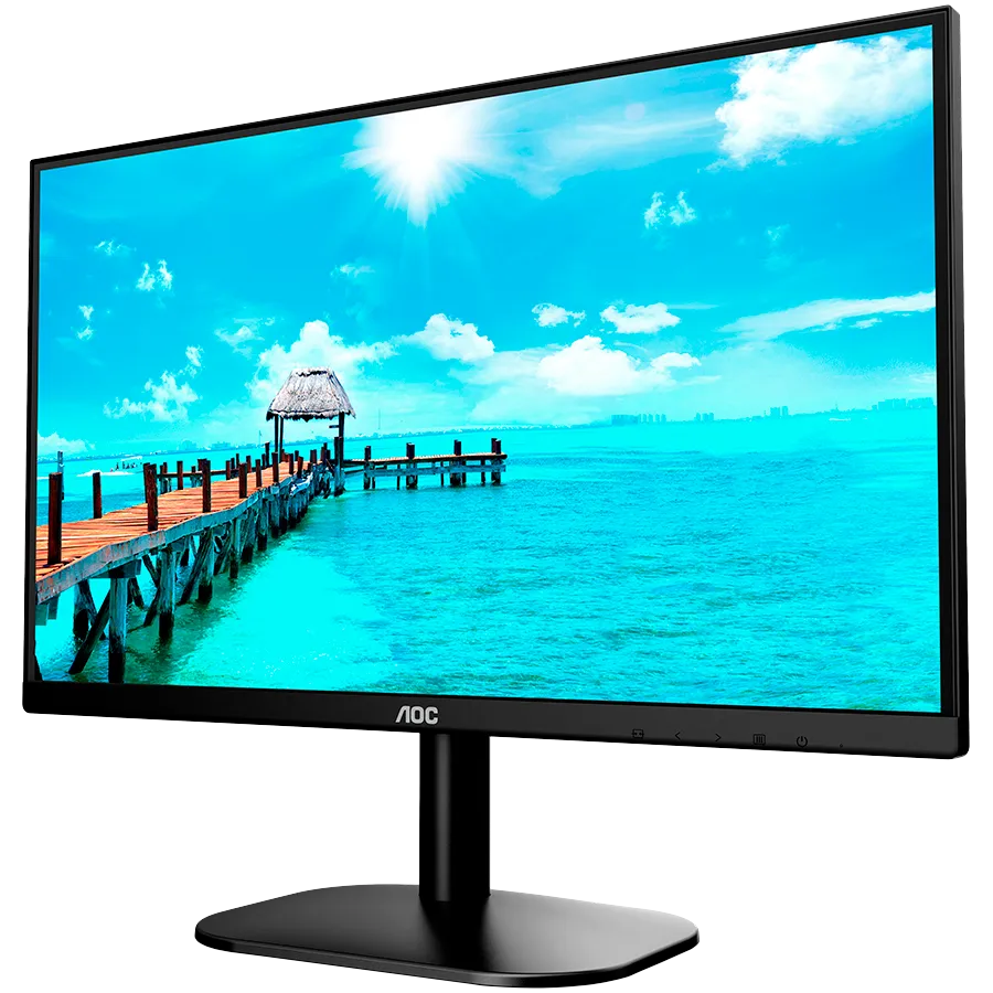 AOC Monitor LED 22B2H/EU, VA, 54.6 cm (21.5"), 1920 x 1080 pixels, HDMI, 3000:1, 75Hz, 8 Bit, sRGB 98%, Full HD, LED, 4 ms, Black Slika 2