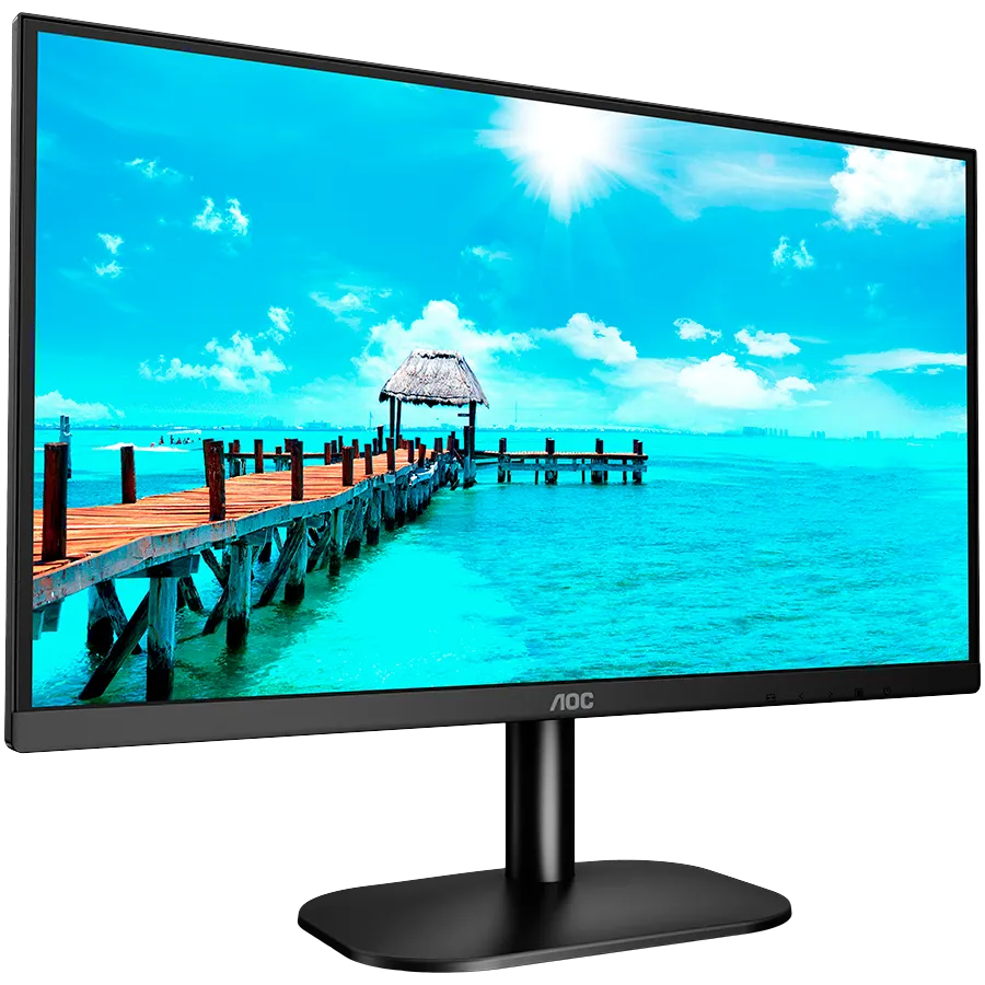 AOC Monitor LED 22B2H/EU, VA, 54.6 cm (21.5"), 1920 x 1080 pixels, HDMI, 3000:1, 75Hz, 8 Bit, sRGB 98%, Full HD, LED, 4 ms, Black Slika 3