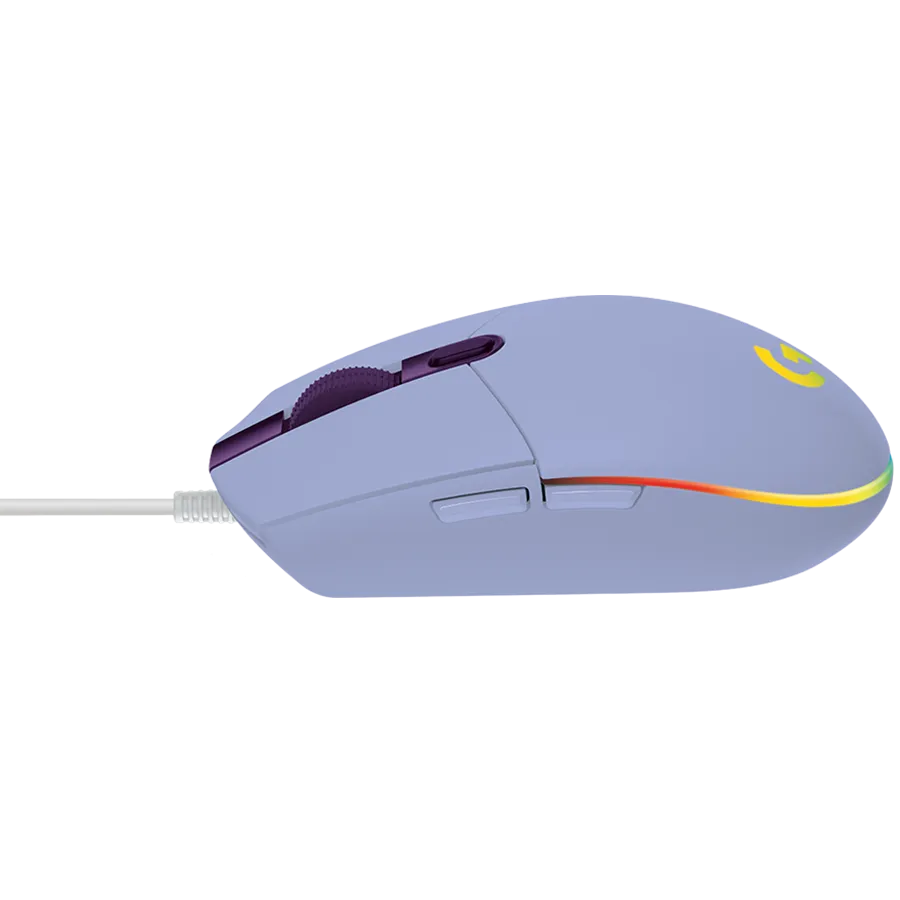 LOGITECH G102 LIGHTSYNC Corded Gaming Mouse - LILAC - USB - EER Slika 4
