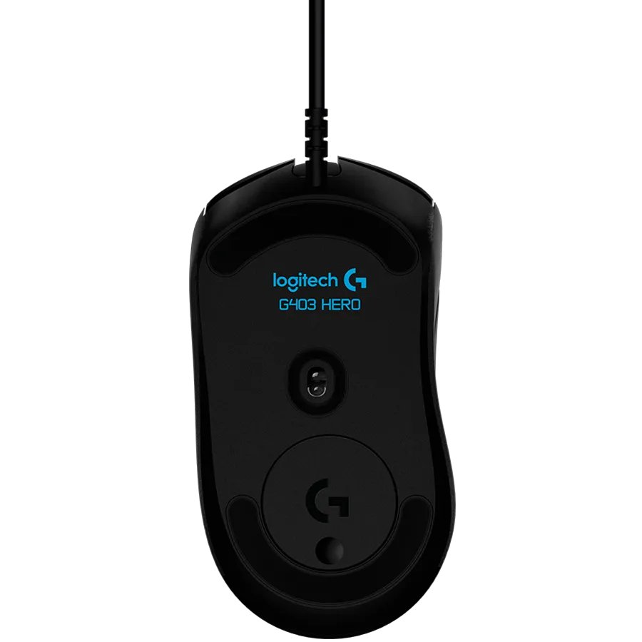 LOGITECH G403 HERO LIGHTSYNC Corded Gaming Mouse - BLACK - USB - EER2 Slika 4