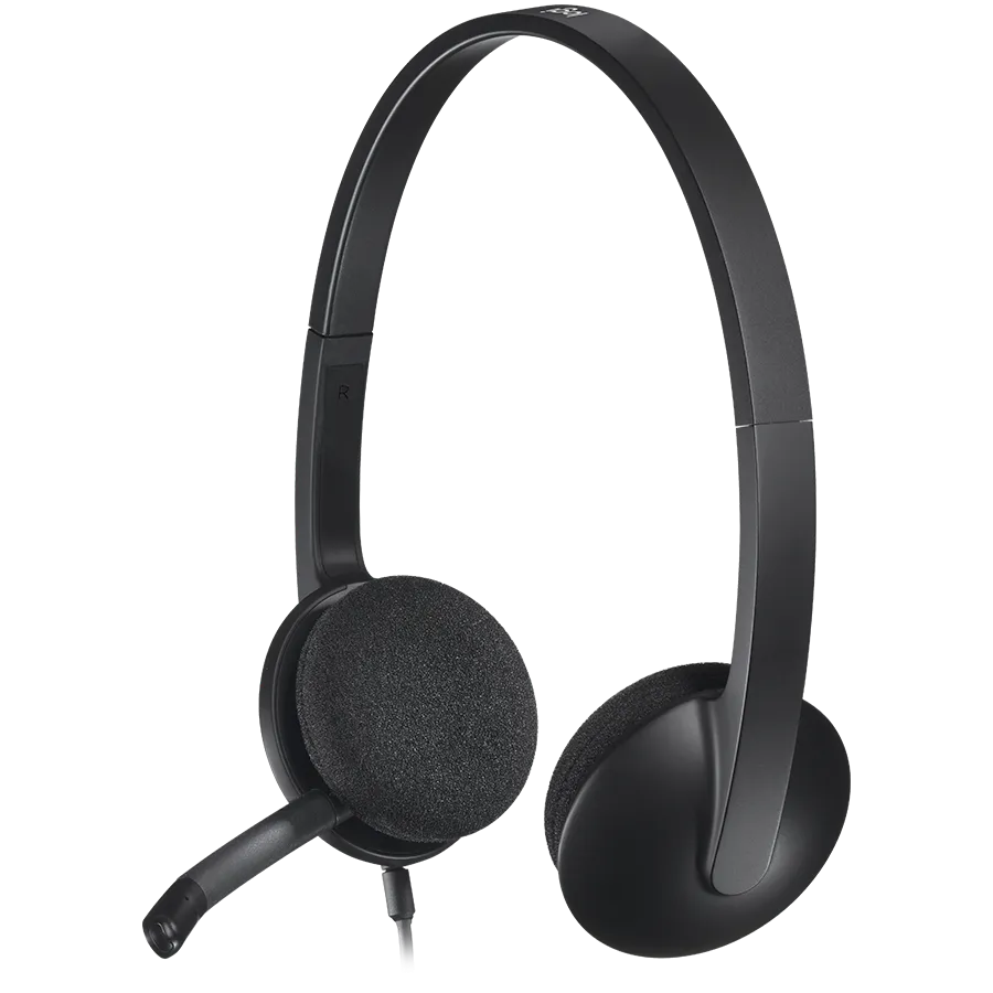 LOGITECH H340 Corded Headset - BLACK - USB Slika 4