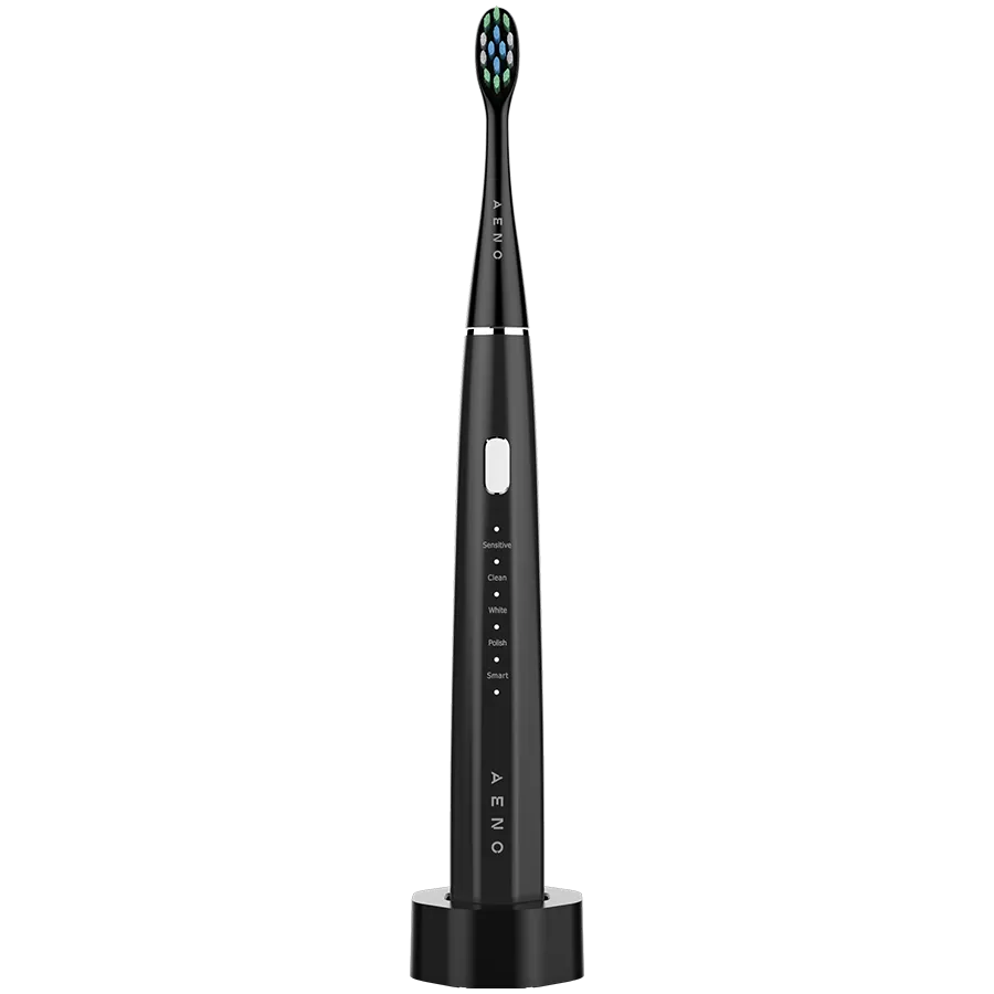 AENO SMART Sonic Electric toothbrush, DB2S: Black, 4modes + smart, wireless charging, 46000rpm, 90 days without charging, IPX7 Slika 1