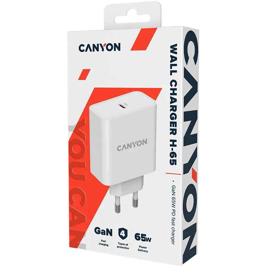 CANYON charger H-65 GaN PD 65W White Slika 4