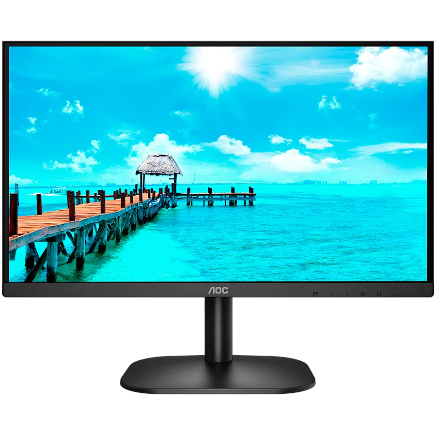 Monitor 21.5'' AOC 22B2DM Black VA, 1920x1080, 75Hz, 4 ms, 178°/178°, 250 cd/m, 20M:1, +DVI, +HDMI Slika 1