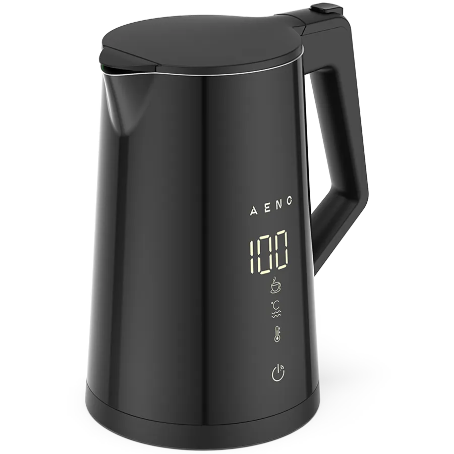 AENO Electric Kettle EK7S Smart: 1850-2200W, 1.7L, Strix, Double-walls, Temperature Control, Keep warm Function, Control via Wi-Fi, LED-display, Non-heating body, Auto Power Off, Dry tank Protection Slika 1