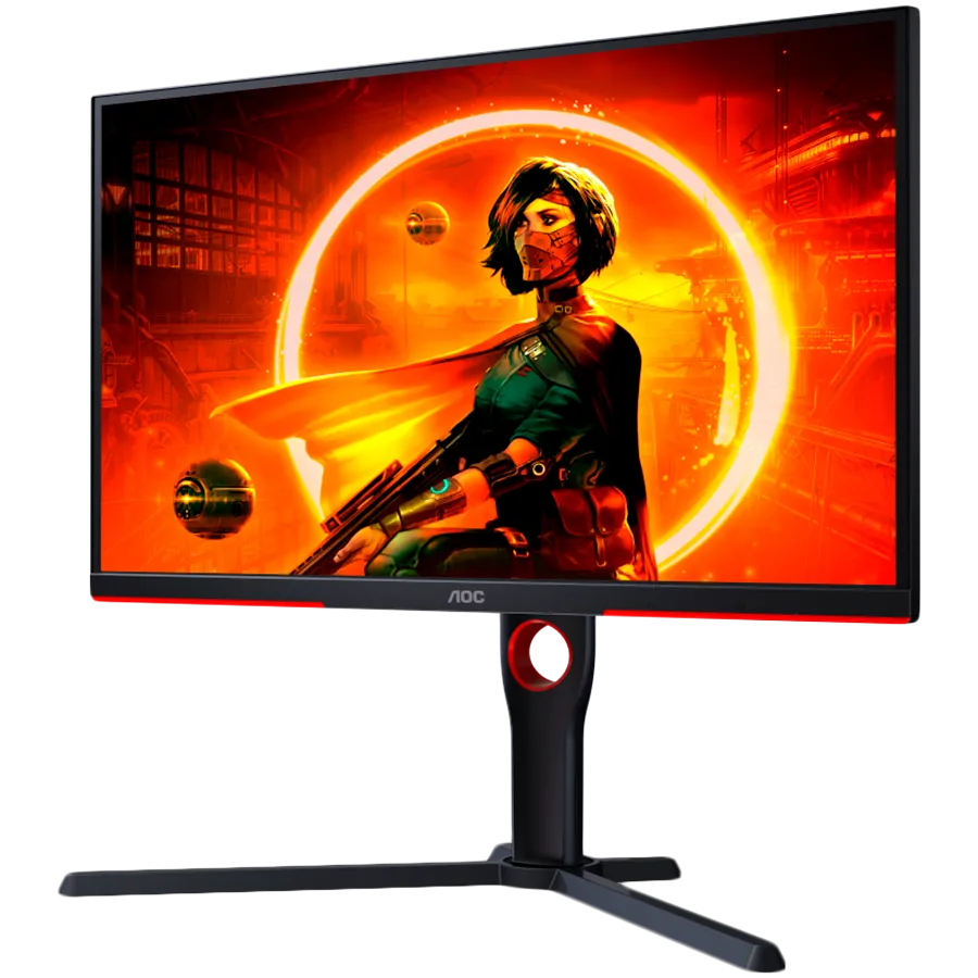 AOC Gaming Monitor 25G3ZM/BK 24.5” 240Hz VA, 1920x1080, 0.5ms, 3000:1, 178/178, Adaptive Sync, HDMI, DP, 3-sided frameless, Full Ergo, G-Menu, Black-Red, 3y Slika 2