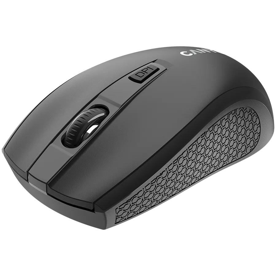 CANYON MW-7, 2.4Ghz wireless mouse, 6 buttons, DPI 800/1200/1600, with 1 AA battery ,size 110*60*37mm,58g,black Slika 2