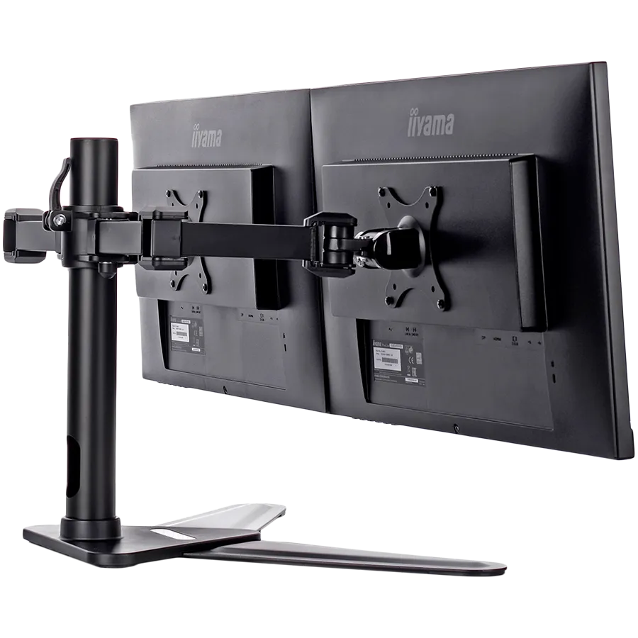 Iiyama DS1002D-B1 - Stand - for 2 monitors (adjustable arm)black screen size: 10"-30" desktop stand for ProLite E2783QSU-B1 XU2495WSU-B1 XUB2495WSU-B1 Slika 3