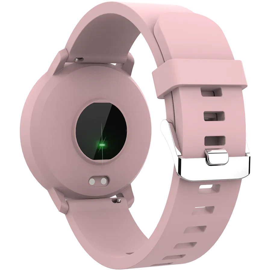 CANYON Lollypop SW-63, Smart watch, 1.3inches IPS full touch screen, Round watch, IP68 waterproof, multi-sport mode, BT5.0, compatibility with iOS and android, Pink, Host: 25.2*42.5*10.7mm, Strap: 20*250mm, 45g Slika 3