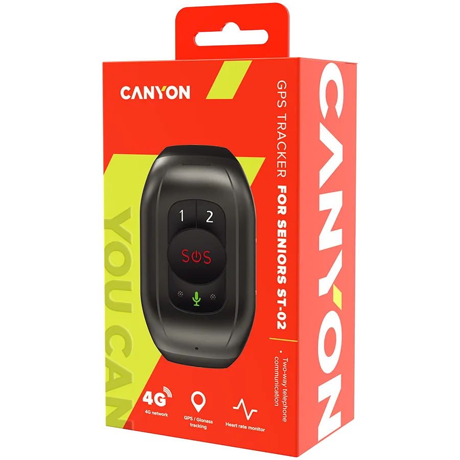 CANYON tracker ST-02 4G GPS Black Slika 5