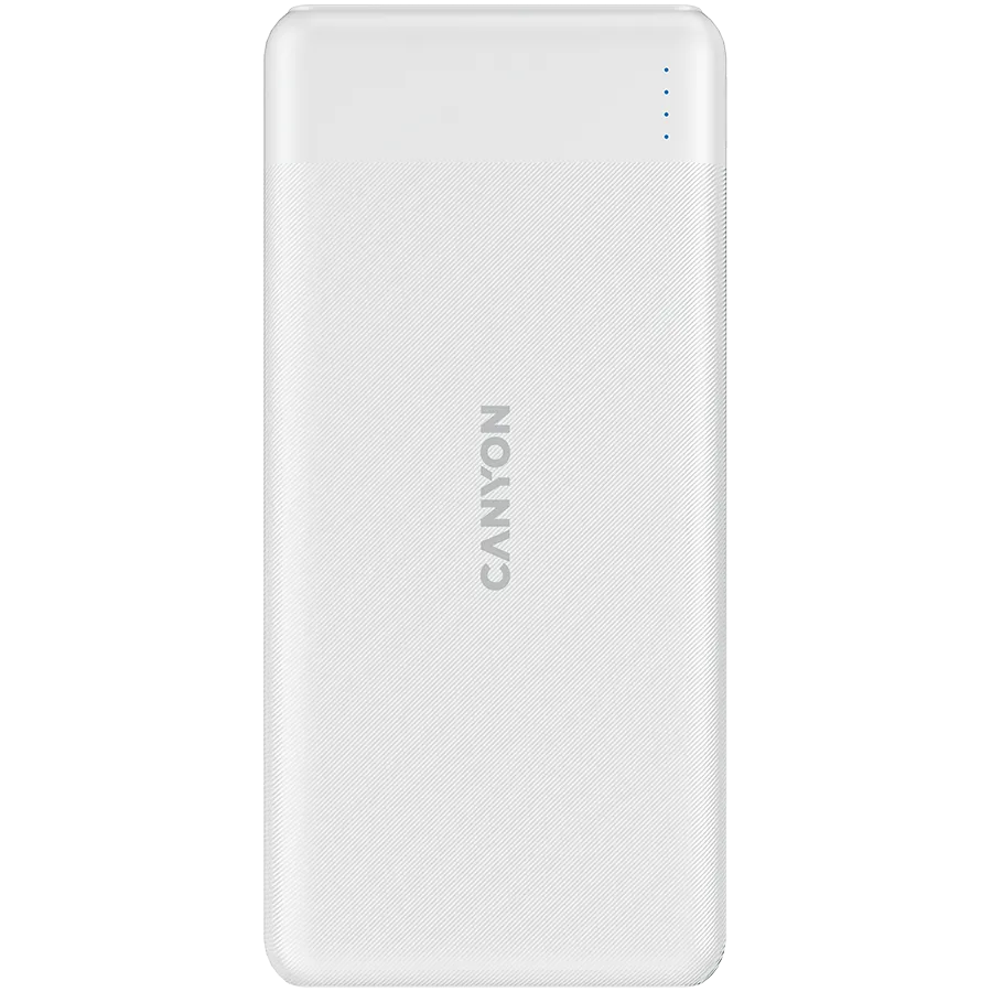 CANYON power bank PB-109 10000 mAh PD 18W QC 3.0 20W White Slika 1