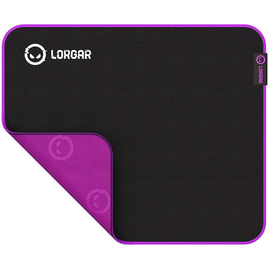 Lorgar Main 313, Gaming mouse pad, High-speed surface, Purple anti-slip rubber base, size: 360mm x 300mm x 3mm, weight 0.195kg Slika 2