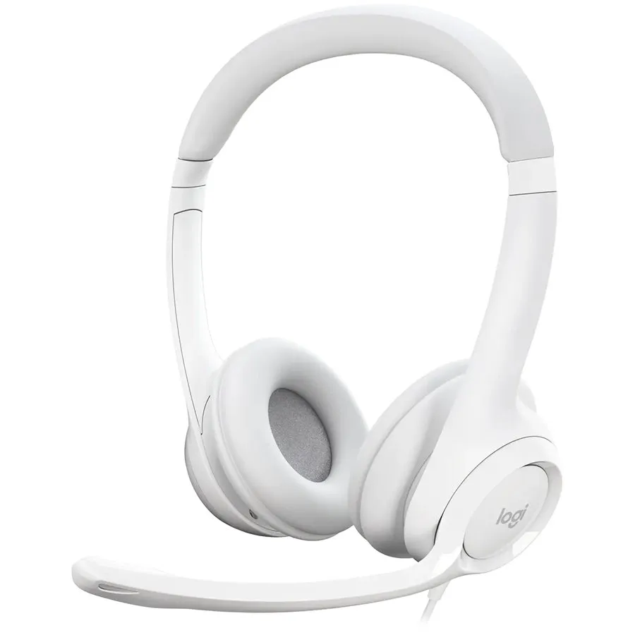 LOGITECH H390 Corded Headset - OFFWHITE - USB Slika 1