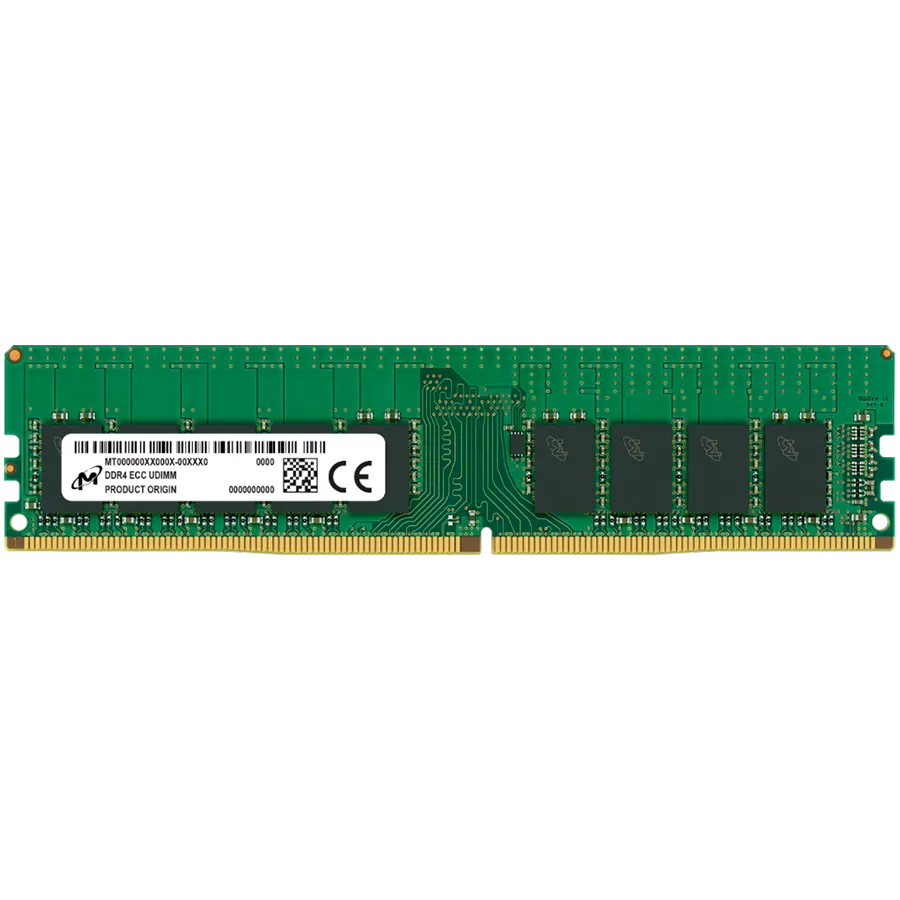 Micron DDR4 ECC UDIMM 16GB 1Rx8 3200 CL22 (16Gbit) (Single Pack) Slika 1