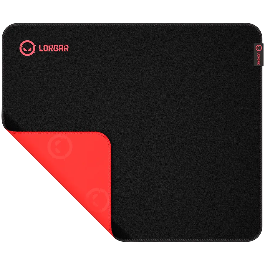 Lorgar Main 325, Gaming mouse pad, Precise control surface, Red anti-slip rubber base, size: 500mm x 420mm x 3mm, weight 0.4kg Slika 2