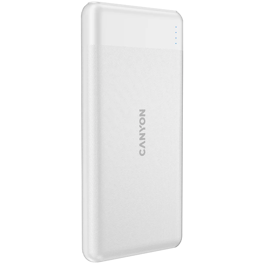 CANYON power bank PB-109 10000 mAh PD 18W QC 3.0 20W White Slika 2