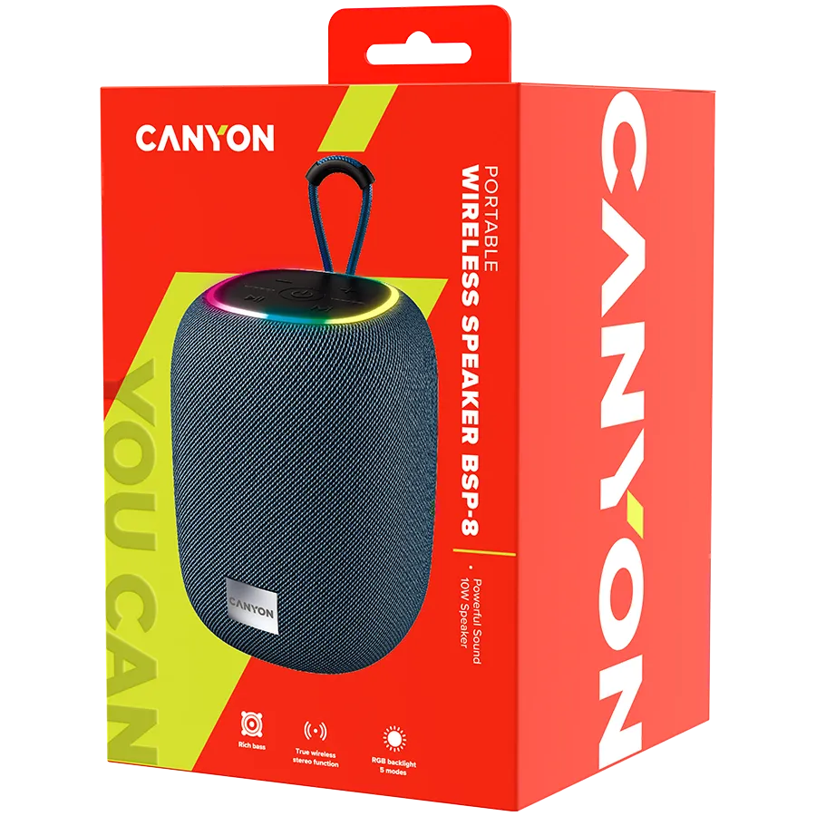 CANYON speaker BSP-8 10W Gray Slika 4