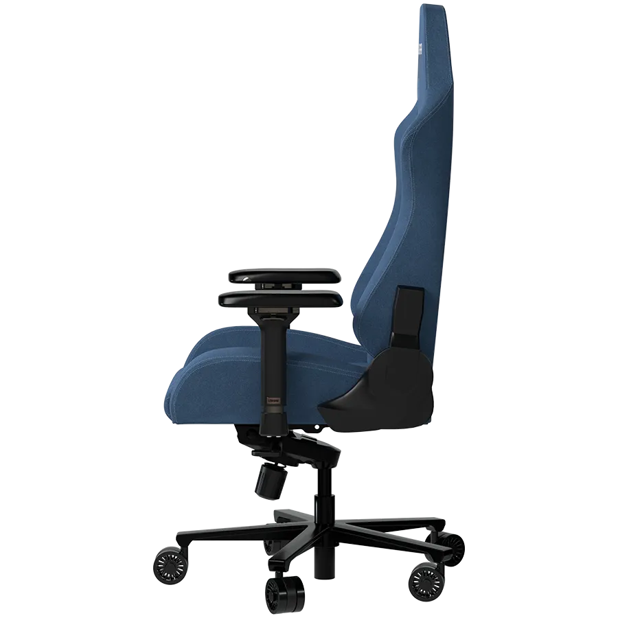 LORGAR Ace 422, Gaming chair, Anti-stain durable fabric, 1.8 mm metal frame, multiblock mechanism, 4D armrests, 5 Star aluminium base, Class-4 gas lift, 75mm PU casters, Blue Slika 5