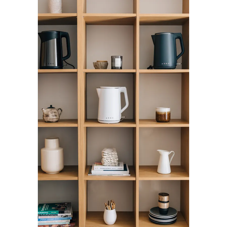 AENO Electric Kettle EK2: 1850-2200W, 1.5L, Strix, Double-walls, Non-heating body, Auto Power Off, Dry tank Protection Slika 7