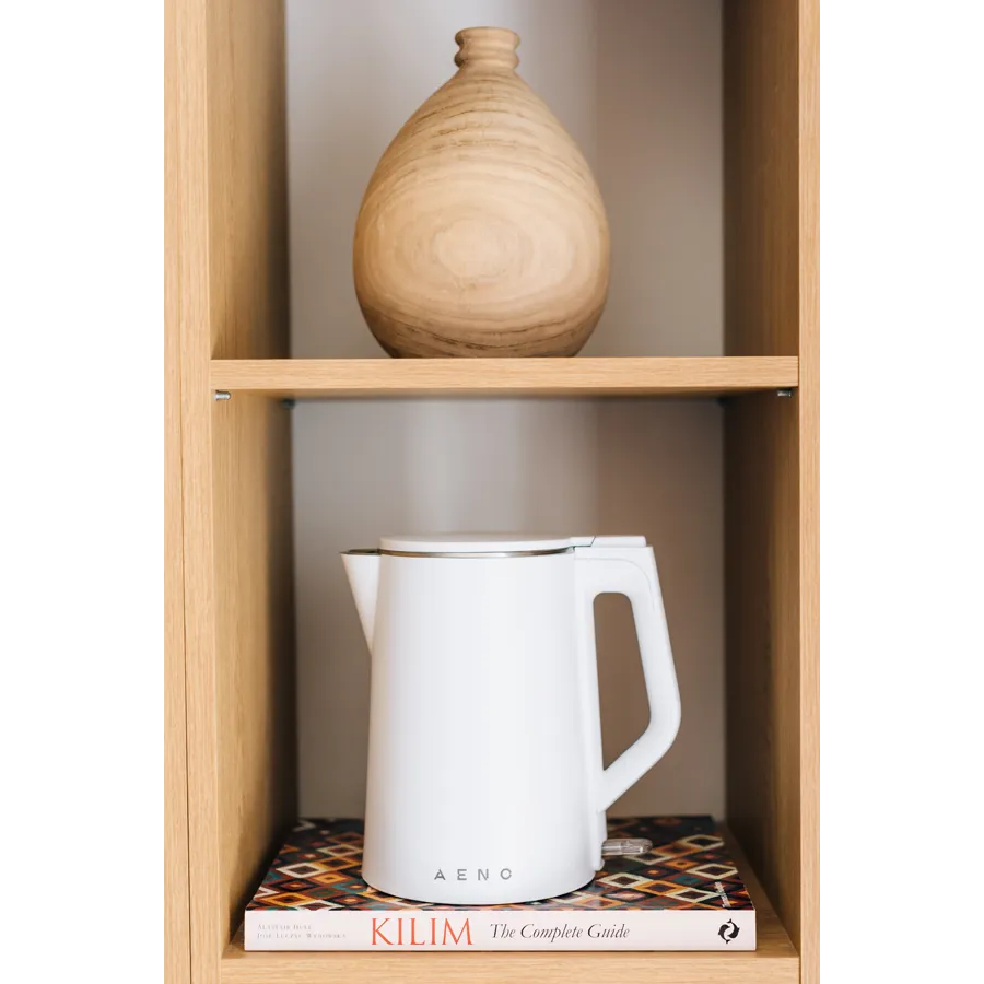 AENO Electric Kettle EK2: 1850-2200W, 1.5L, Strix, Double-walls, Non-heating body, Auto Power Off, Dry tank Protection Slika 6