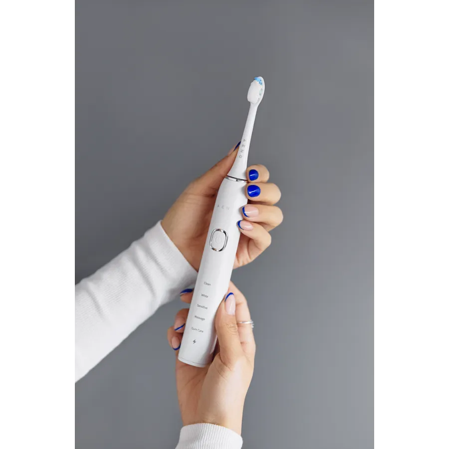 AENO Sonic Electric Toothbrush DB5: White, 5 modes, wireless charging, 46000rpm, 40 days without charging, IPX7- Slika 2