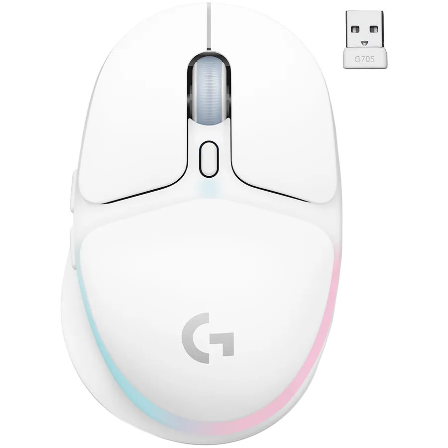 LOGITECH G705 LIGHTSPEED Wireless Gaming Mouse - OFF-WHITE - EER2 Slika 3
