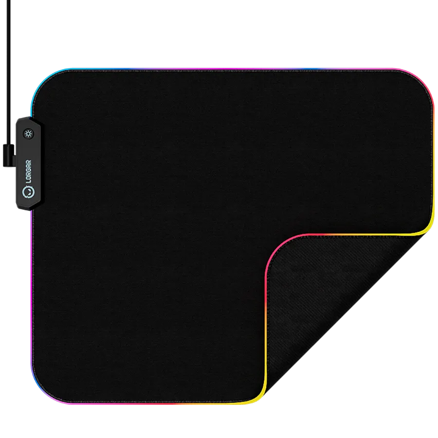 Lorgar Steller 913, Gaming mouse pad, High-speed surface, anti-slip rubber base, RGB backlight, USB connection, Lorgar WP Gameware support, size: 360mm x 300mm x 3mm, weight 0.250kg Slika 3