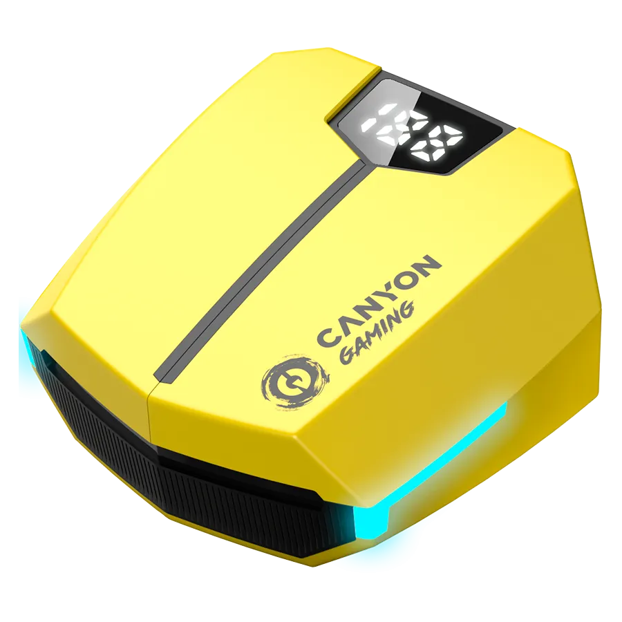 CANYON headset Doublebee GTWS-2 Gaming Yellow Slika 1