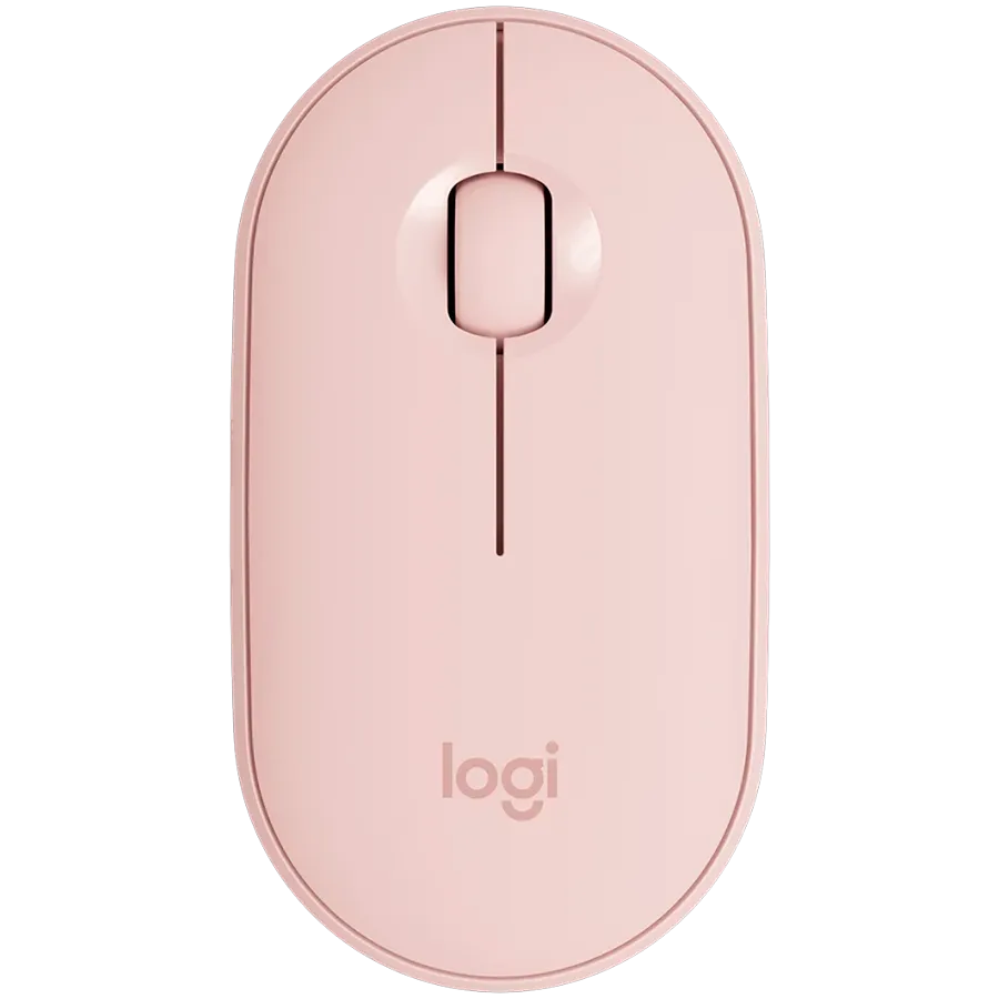 LOGITECH M350S Pebble 2 Bluetooth Mouse - TONAL ROSE - DONGLELESS Slika 1