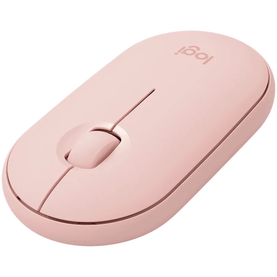 LOGITECH M350S Pebble 2 Bluetooth Mouse - TONAL ROSE - DONGLELESS Slika 2