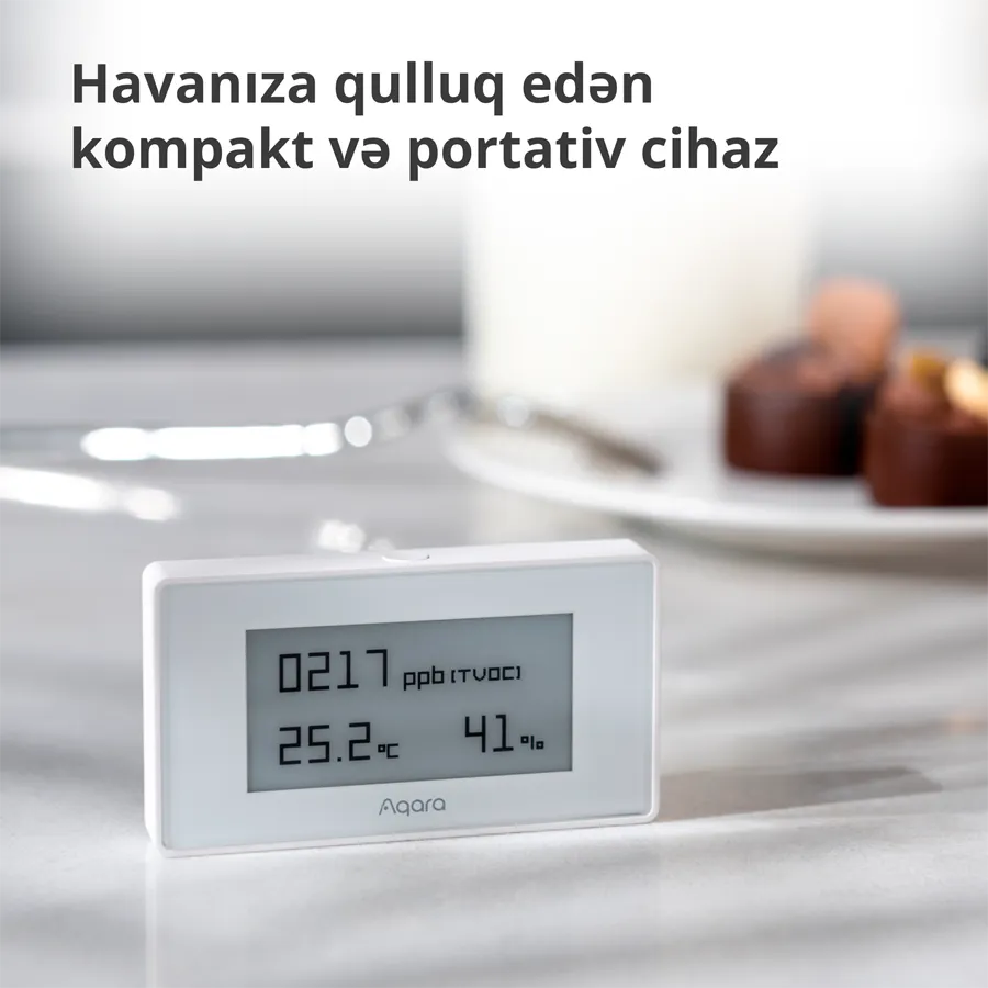 Aqara TVOC Air Quality Monitor: Model No: AAQS-S01; SKU: AS029GLW02 Slika 8