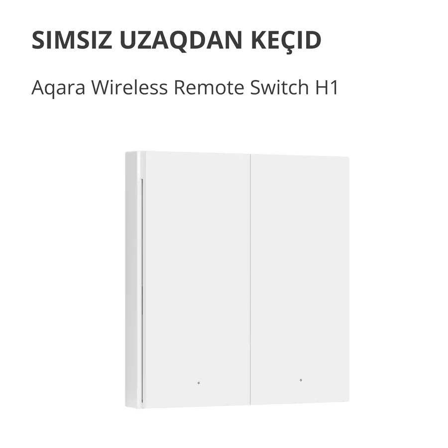 Aqara Wireless Remote Switch H1 (double rocker): Model: WRS-R02; SKU: AR009GLW02 Slika 3