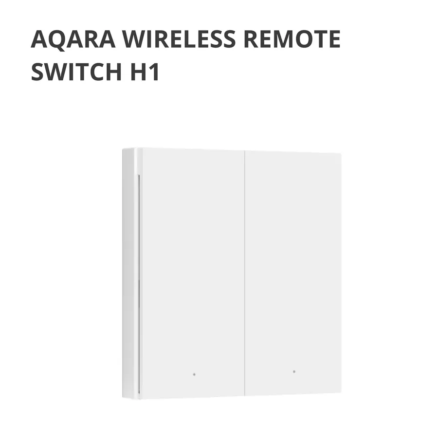 Aqara Wireless Remote Switch H1 (double rocker): Model: WRS-R02; SKU: AR009GLW02 Slika 5