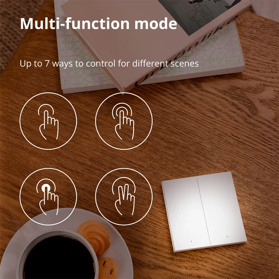 Aqara Wireless Remote Switch H1 (double rocker): Model: WRS-R02; SKU: AR009GLW02 Slika 29