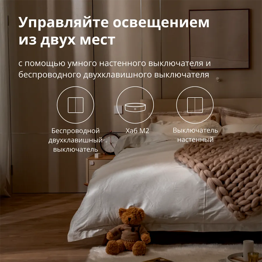 Aqara Wireless Remote Switch H1 (double rocker): Model: WRS-R02; SKU: AR009GLW02 Slika 44