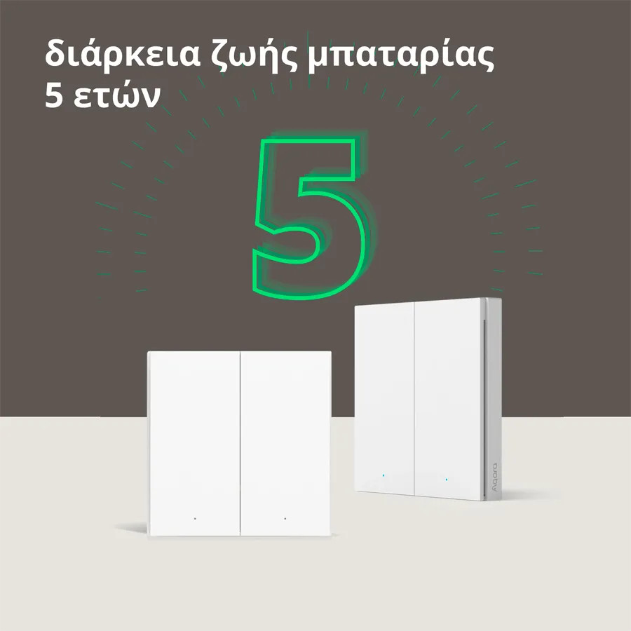 Aqara Wireless Remote Switch H1 (double rocker): Model: WRS-R02; SKU: AR009GLW02 Slika 52