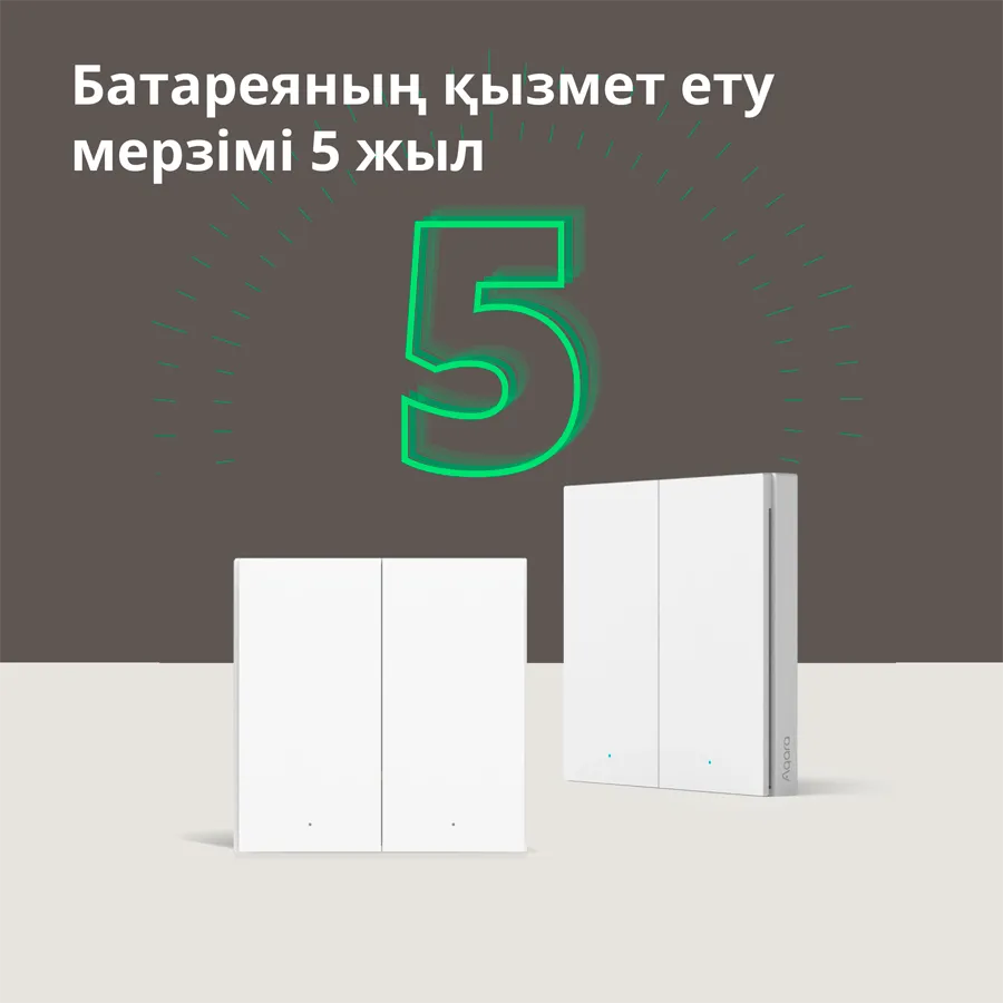 Aqara Wireless Remote Switch H1 (double rocker): Model: WRS-R02; SKU: AR009GLW02 Slika 55