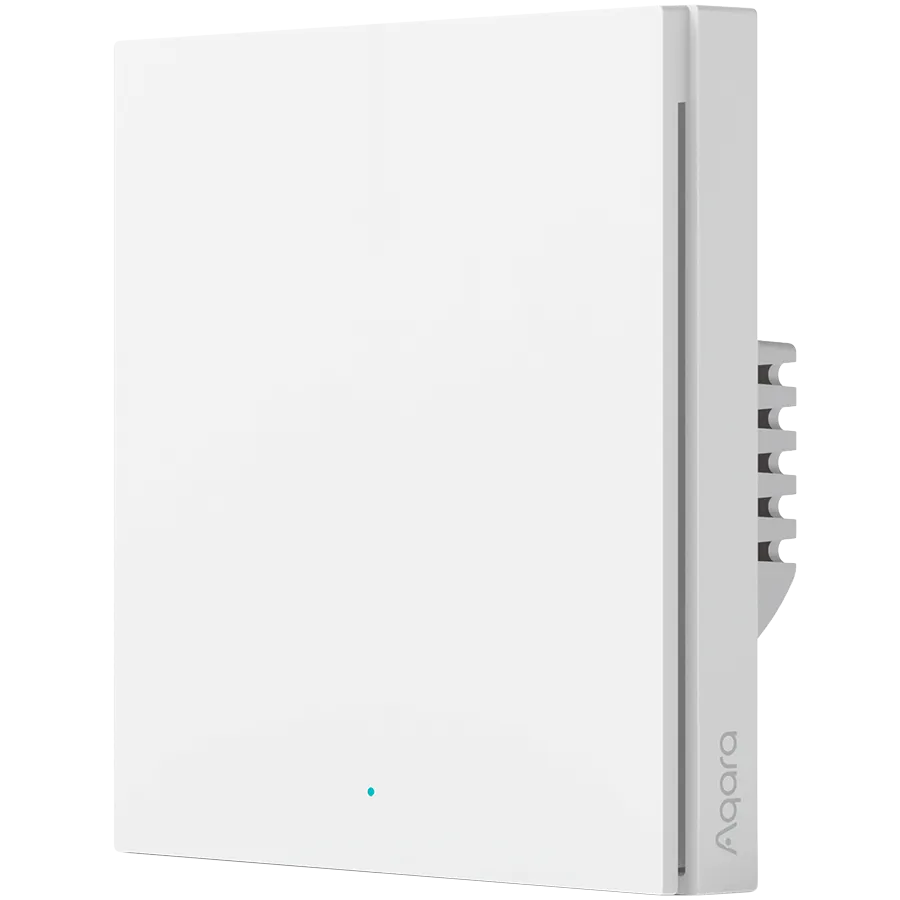 Aqara Smart Wall Switch H1 (with neutral, single rocker) Model No: WS-EUK03; SKU: AK073EUW01 Slika 1