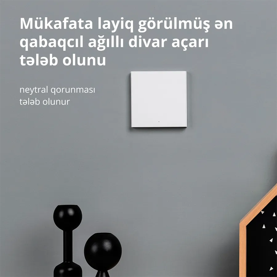 Aqara Smart Wall Switch H1 (with neutral, single rocker) Model No: WS-EUK03; SKU: AK073EUW01 Slika 9