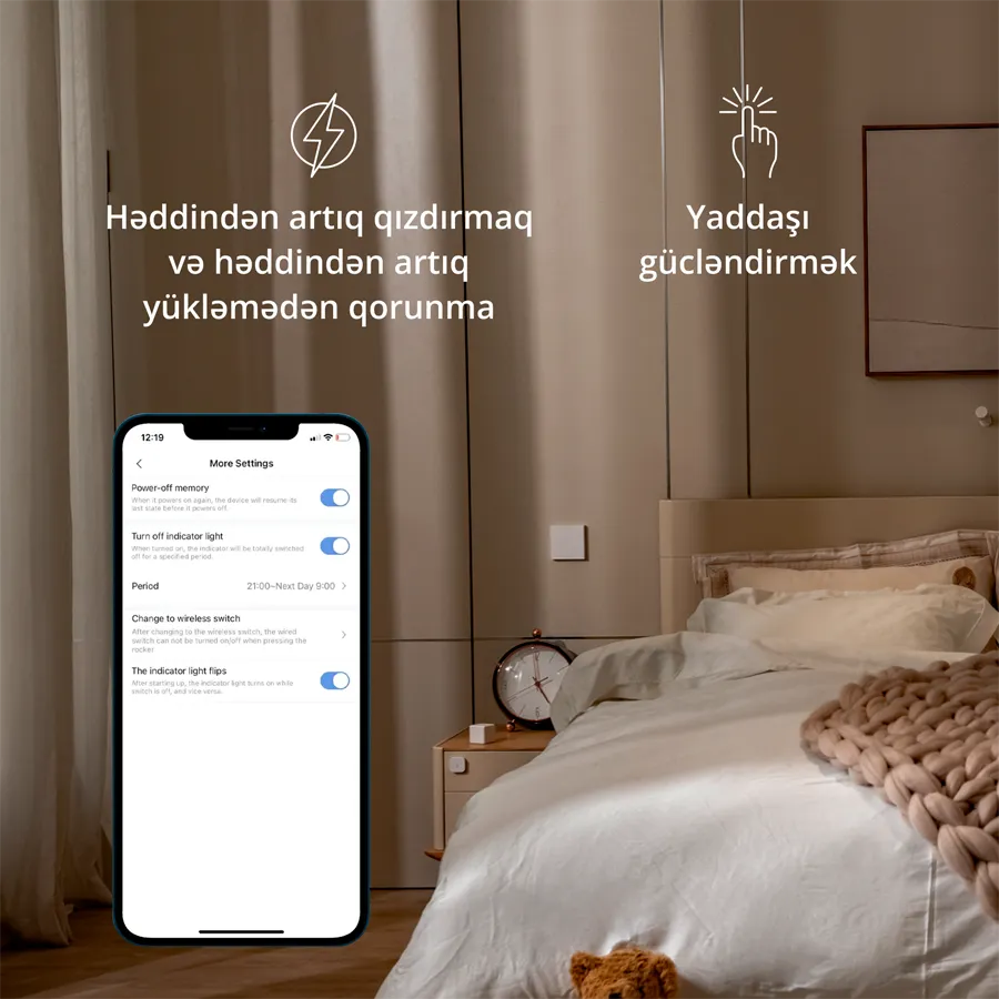 Aqara Smart Wall Switch H1 (with neutral, single rocker) Model No: WS-EUK03; SKU: AK073EUW01 Slika 27