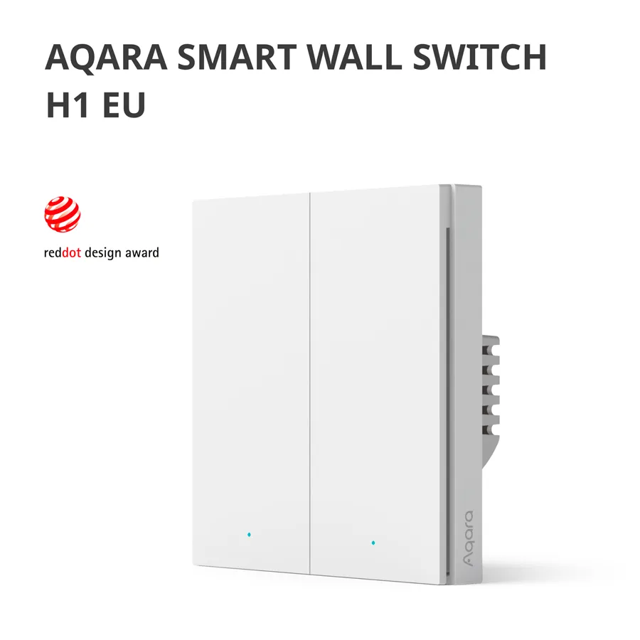 Aqara Smart Wall Switch H1 (with neutral, double rocker): Model: WS-EUK04; SKU: AK074EUW01 Slika 6